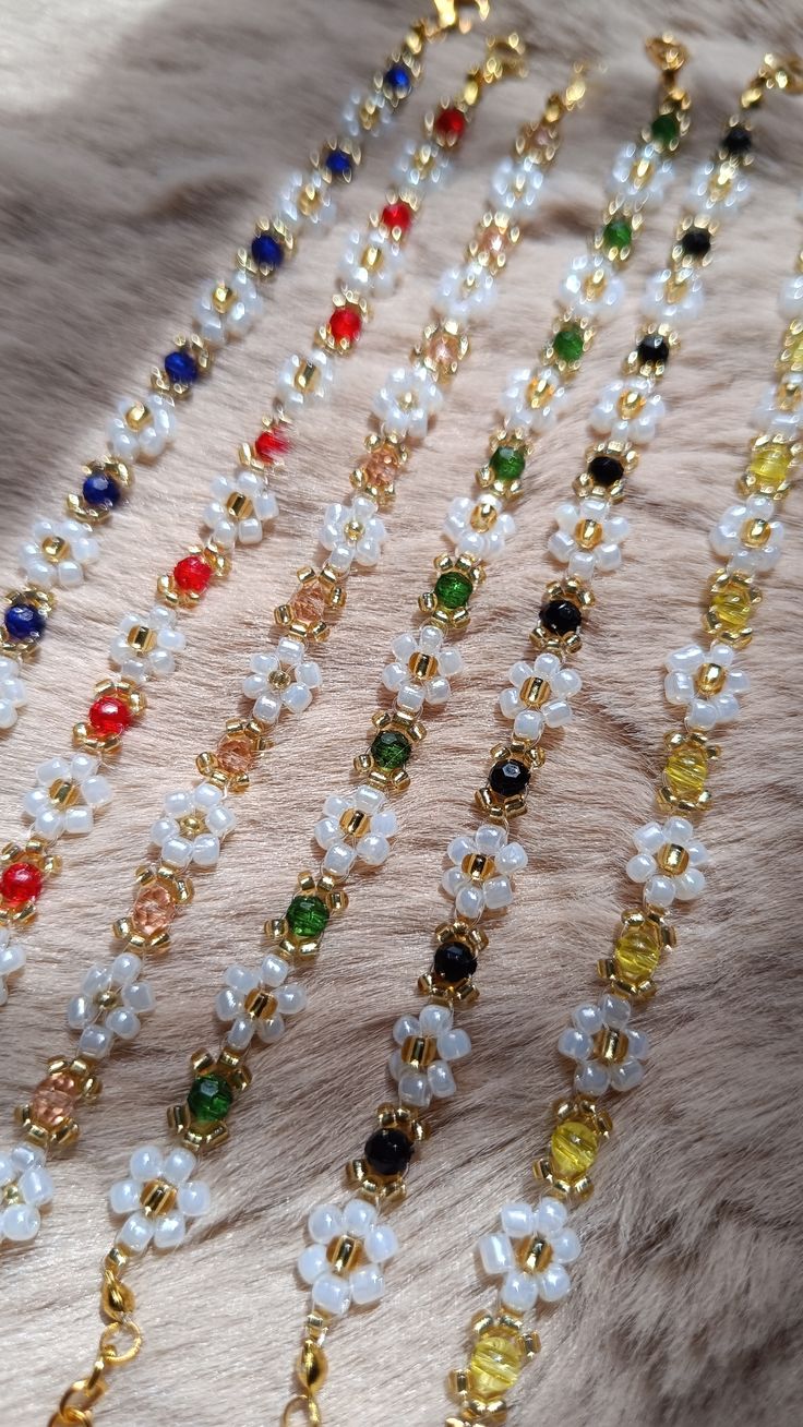 Colorful Beaded Elegance Bracelets