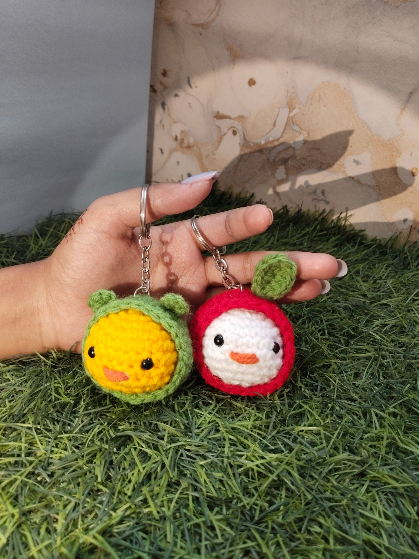 Amigurumi Keychain Duo
