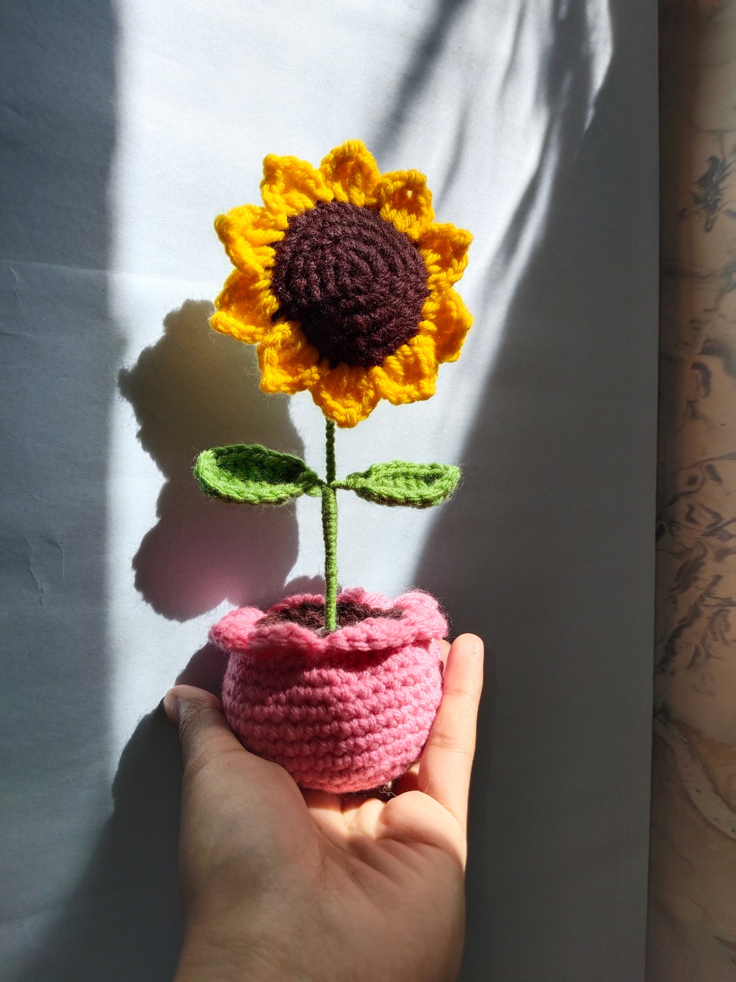 Sunshine Crochet Sunflower Decor