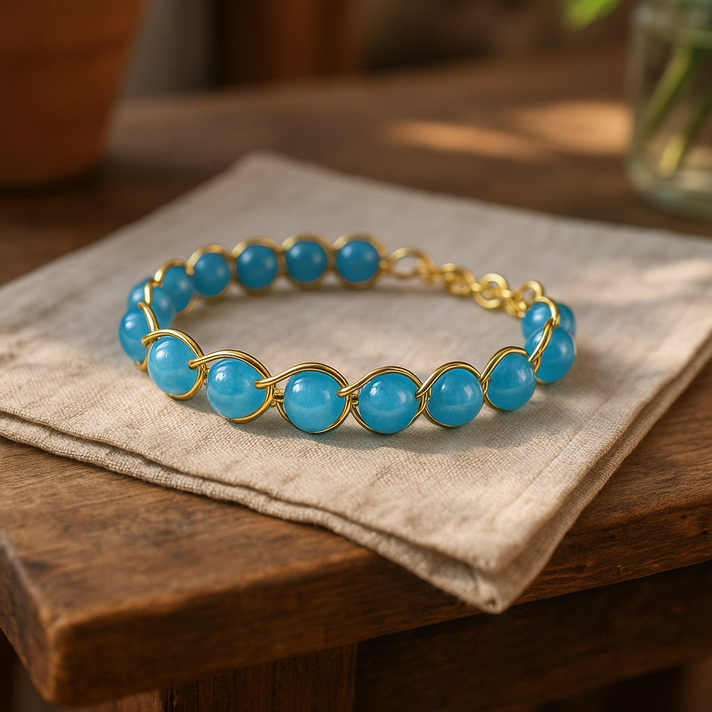 Azure Dream Bead Bracelet